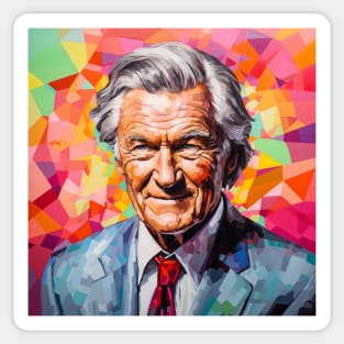 Bob Hawke Pop Art 2 Sticker